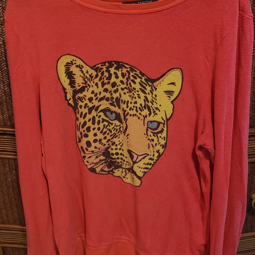Wildfox Cheetah jumper